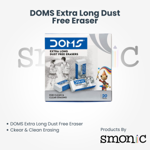 Doms Extra Long Dust Free Eraser