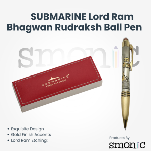 Submarine Lord Ram Bhagwan Rudraksh Ball Pen