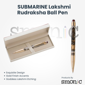 Submarine Lakshmi Rudraksha Ball Pen