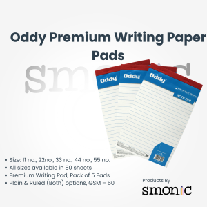 Oddy Premium Writing Paper Pads