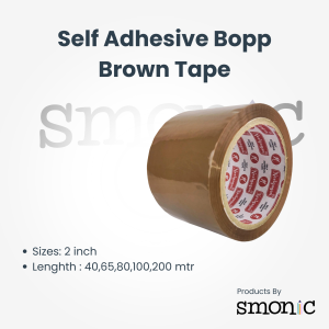 Self Adhesive Bopp Brown Tape