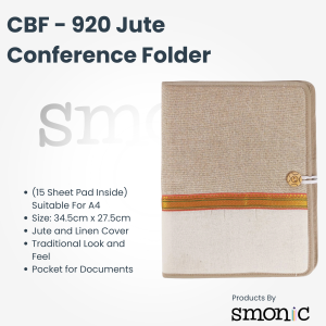 Cbf - 920 Jute Conference Folder