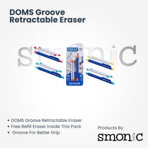 Doms Groove Retractable Eraser