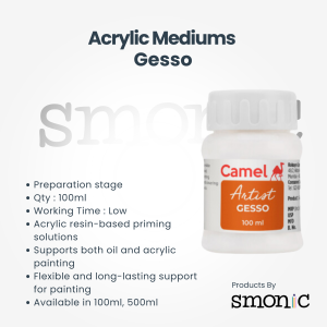 Camel Acrylic Mediums Gesso