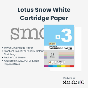 Lotus Snow White Cartridge Paper