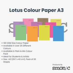 Lotus Colour Paper A3
