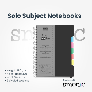 Solo Subject Notebooks