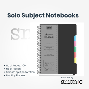 Solo Subject Notebooks