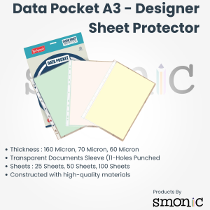 Data Pocket A3 - Designer Sheet Protector