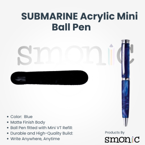 Submarine Acrylic Mini Ball Pen