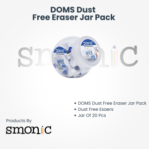 Doms Dust Free Eraser Jar Pack