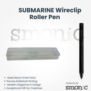Submarine Wireclip Roller Pen