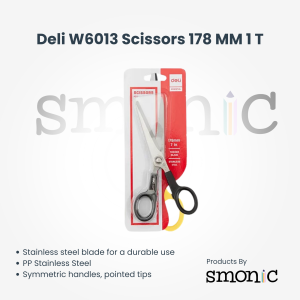 Deli W6013 Scissors 178 Mm 1 T