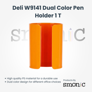 Deli W9141 Dual Color Pen Holder 1 T