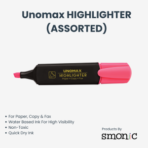 Unomax Highlighter (Assorted)