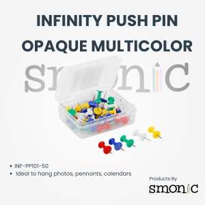 Infinity Push Pin Opaque Multicolor