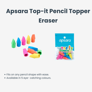 Apsara Top-It Pencil Topper Eraser
