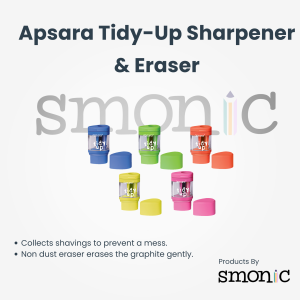 Apsara Tidy-Up Sharpener & Eraser