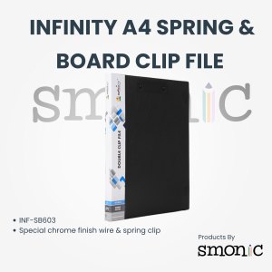 Infinity A4 Spring & Board Clip File