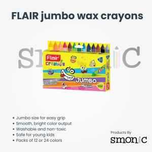 Flair Jumbo Wax Crayons