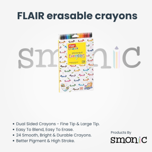 Flair Erasable Crayons