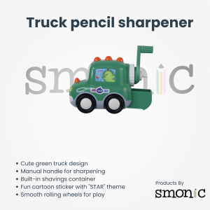 Truck pencil sharpener