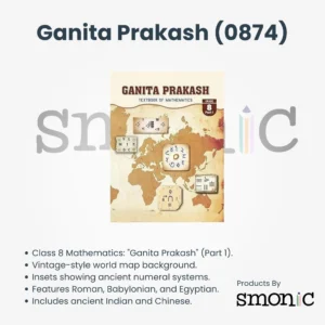 Ganita Prakash Part 1 (0874) |  Maths Textbook for Grade 8
