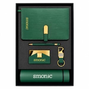Smonic Forest Green Combo with Bottle : Corporate Gift Sets